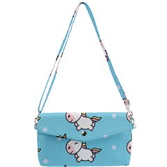 Unicorns  Removable Strap Clutch Bag by Sobalvarro