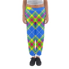 Clown Costume Plaid Striped Women s Jogger Sweatpants by SpinnyChairDesigns