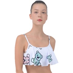 Bears Frill Bikini Top by Sobalvarro