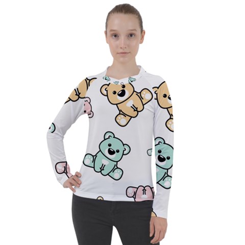 Bears Women s Pique Long Sleeve Tee by Sobalvarro