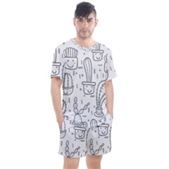 Cactus Men s Mesh Tee and Shorts Set