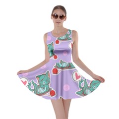 Playing cats Skater Dress