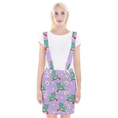Playing cats Braces Suspender Skirt