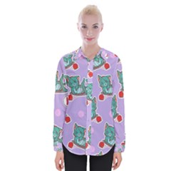 Playing cats Womens Long Sleeve Shirt