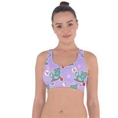 Playing cats Cross String Back Sports Bra