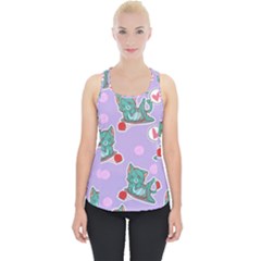 Playing cats Piece Up Tank Top