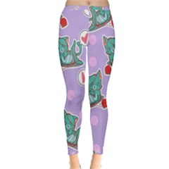 Playing Cats Inside Out Leggings by Sobalvarro