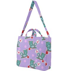 Playing cats Square Shoulder Tote Bag