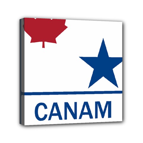 Canam Highway Shield  Mini Canvas 6  X 6  (stretched) by abbeyz71