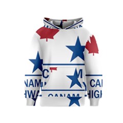 Canam Highway Shield  Kids  Pullover Hoodie by abbeyz71