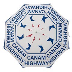 Canam Highway Shield  Straight Umbrellas by abbeyz71