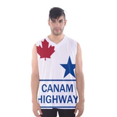 Canam Highway Shield  Men s Basketball Tank Top by abbeyz71