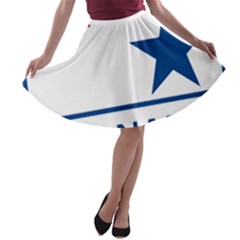 Canam Highway Shield  A-line Skater Skirt by abbeyz71