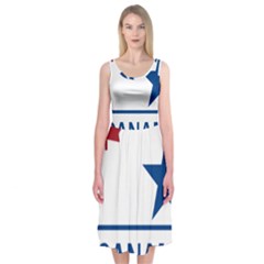 Canam Highway Shield  Midi Sleeveless Dress by abbeyz71