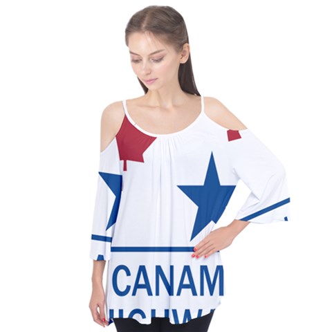 Canam Highway Shield  Flutter Tees by abbeyz71