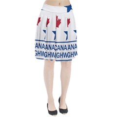 Canam Highway Shield  Pleated Skirt