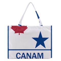 Canam Highway Shield  Zipper Medium Tote Bag by abbeyz71