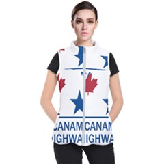 Canam Highway Shield  Women s Puffer Vest by abbeyz71