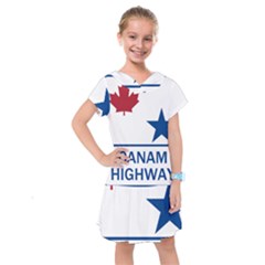Canam Highway Shield  Kids  Drop Waist Dress by abbeyz71