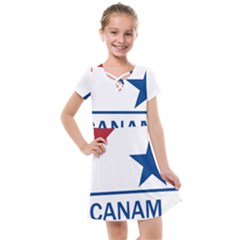 Canam Highway Shield  Kids  Cross Web Dress by abbeyz71