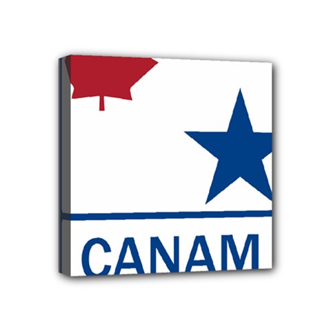 Canam Highway Shield  Mini Canvas 4  X 4  (stretched) by abbeyz71