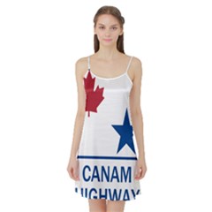 Canam Highway Shield  Satin Night Slip by abbeyz71