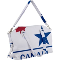 Canam Highway Shield  Canvas Crossbody Bag by abbeyz71