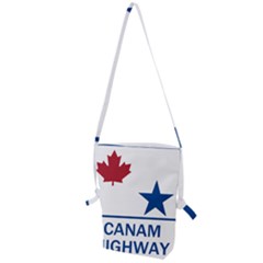 Canam Highway Shield  Folding Shoulder Bag by abbeyz71