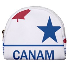 Canam Highway Shield  Horseshoe Style Canvas Pouch by abbeyz71