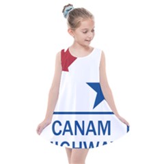 Canam Highway Shield  Kids  Summer Dress by abbeyz71