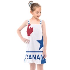 Canam Highway Shield  Kids  Overall Dress by abbeyz71