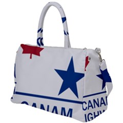 Canam Highway Shield  Duffel Travel Bag by abbeyz71