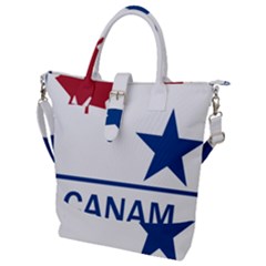 Canam Highway Shield  Buckle Top Tote Bag by abbeyz71