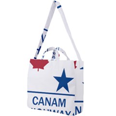 Canam Highway Shield  Square Shoulder Tote Bag by abbeyz71