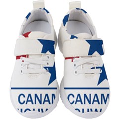 Canam Highway Shield  Kids  Velcro Strap Shoes by abbeyz71