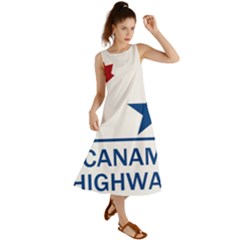 Canam Highway Shield  Summer Maxi Dress by abbeyz71