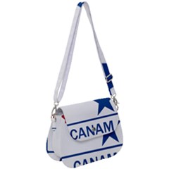 Canam Highway Shield  Saddle Handbag by abbeyz71