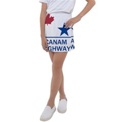 Canam Highway Shield  Kids  Tennis Skirt by abbeyz71