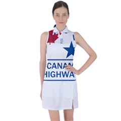 Canam Highway Shield  Women s Sleeveless Polo Tee by abbeyz71