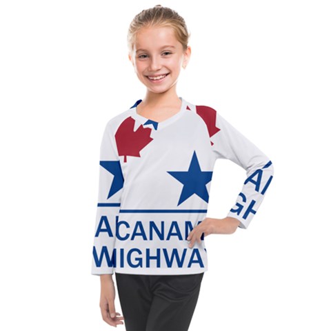 Canam Highway Shield  Kids  Long Mesh Tee by abbeyz71