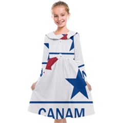 Canam Highway Shield  Kids  Midi Sailor Dress by abbeyz71