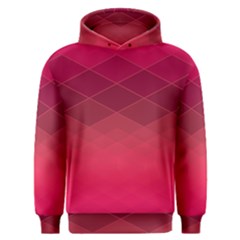 Hot Pink And Wine Color Diamonds Men s Overhead Hoodie by SpinnyChairDesigns