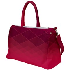 Hot Pink And Wine Color Diamonds Duffel Travel Bag by SpinnyChairDesigns