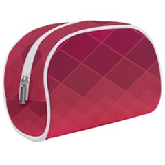 Hot Pink And Wine Color Diamonds Makeup Case (medium) by SpinnyChairDesigns
