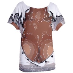 Sexy Boobs Breast Cleavage Woman Women s Oversized Tee