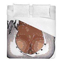 Sexy Boobs Breast Cleavage Woman Duvet Cover (full/ Double Size)