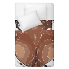Sexy Boobs Breast Cleavage Woman Duvet Cover Double Side (single Size)