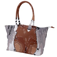 Sexy Boobs Breast Cleavage Woman Canvas Shoulder Bag