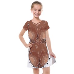 Sexy Boobs Breast Cleavage Woman Kids  Cross Web Dress by HermanTelo