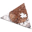 Sexy Boobs Breast Cleavage Woman Wooden Puzzle Triangle View2